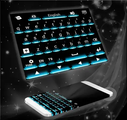 Neon Theme Keyboard Phone android App screenshot 1