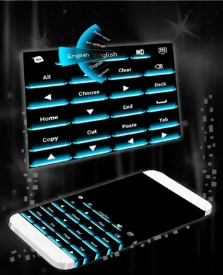 Neon Theme Keyboard Phone android App screenshot 2