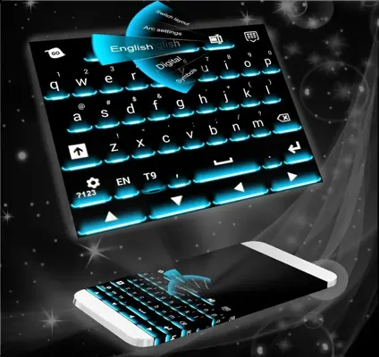 Neon Theme Keyboard Phone android App screenshot 4